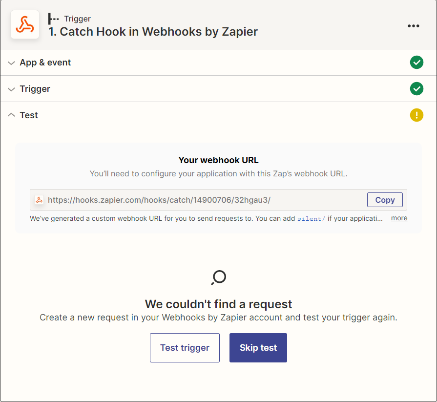 Step 4 on Zapier